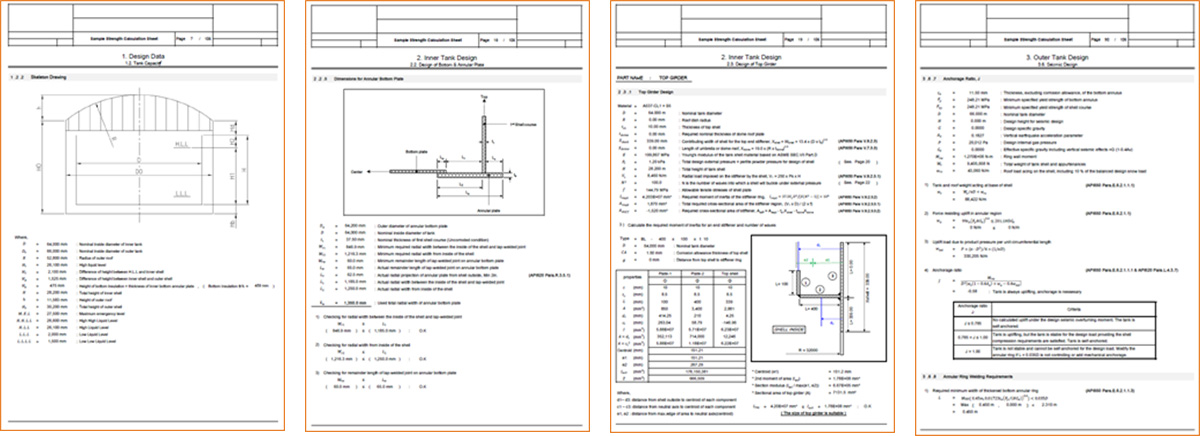 Double Wall Storage Tank Calculation Example